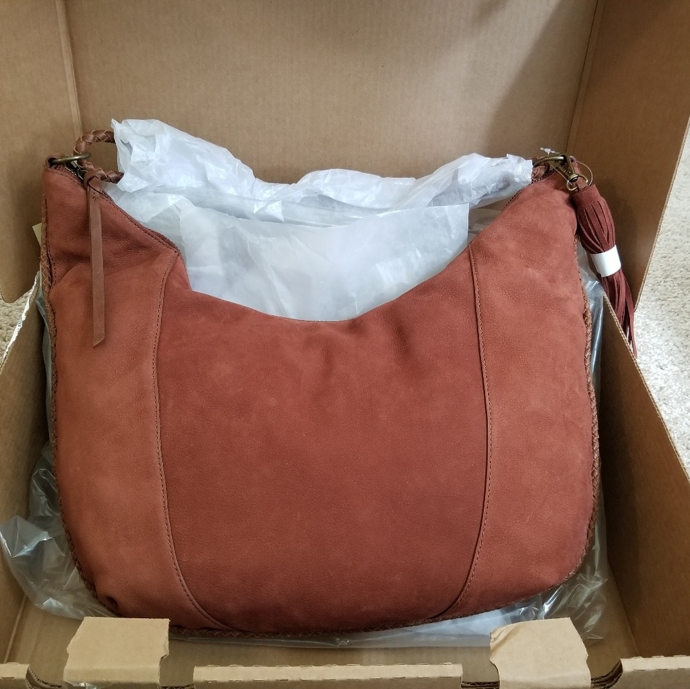 Suede Hobo Bag